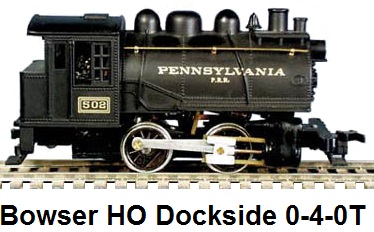 Bowser Dockside 0-4-0T Steam Locomotive